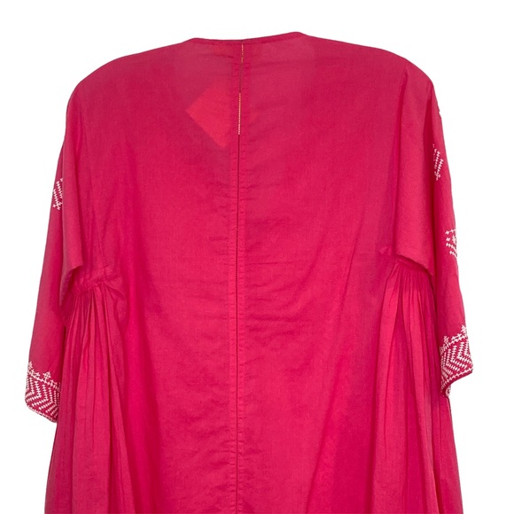 Roberta Roller Rabbit Pink Embroidered Short Sleeve Top - Picture 5 of 13